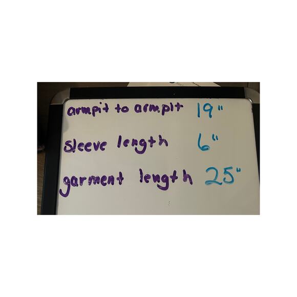 NWOT Port and Company Women's White Short Sleeve T Shirt 'Our Flock Rocks' Sz M - Picture 4 of 4